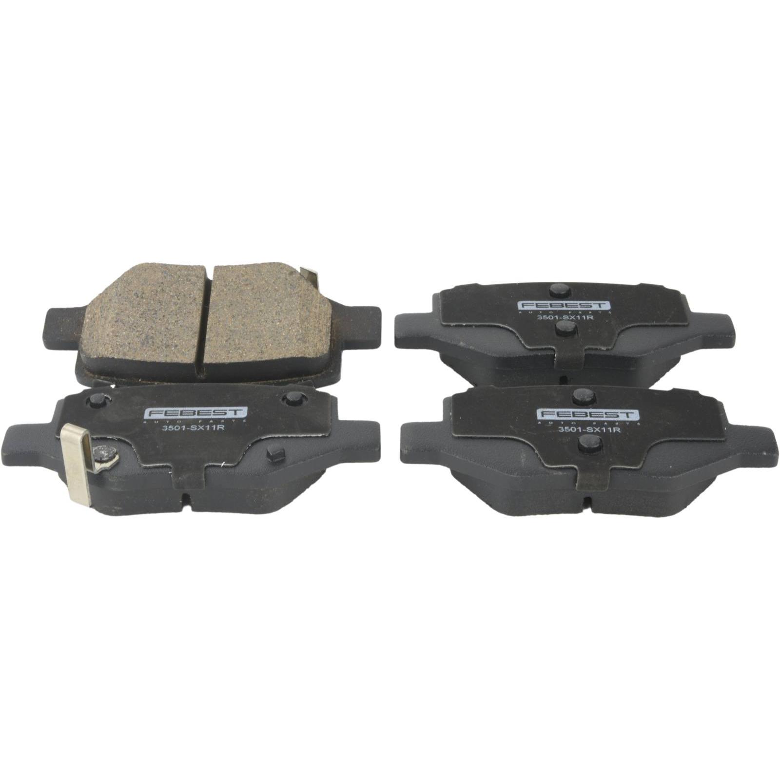 pad kit, disc brake, rear - kit (with anti squeal shim)