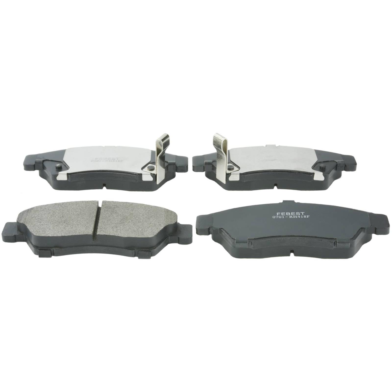 pad kit, disc brake, front - kit (with anti squeal shim)