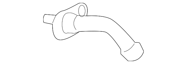 BMW N55 E82 E88 F10 F12 Crankcase Vent Hose From Valve Cover