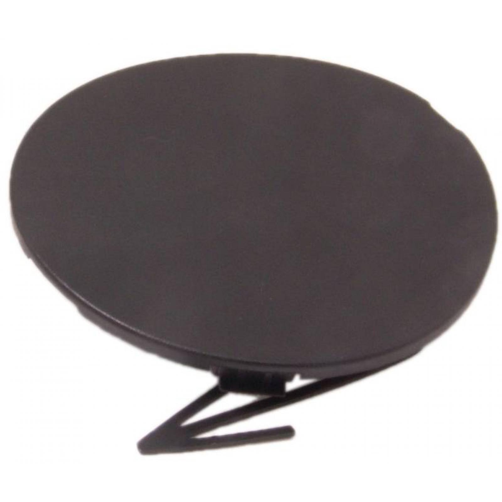 Tow hook flap, rear bumper