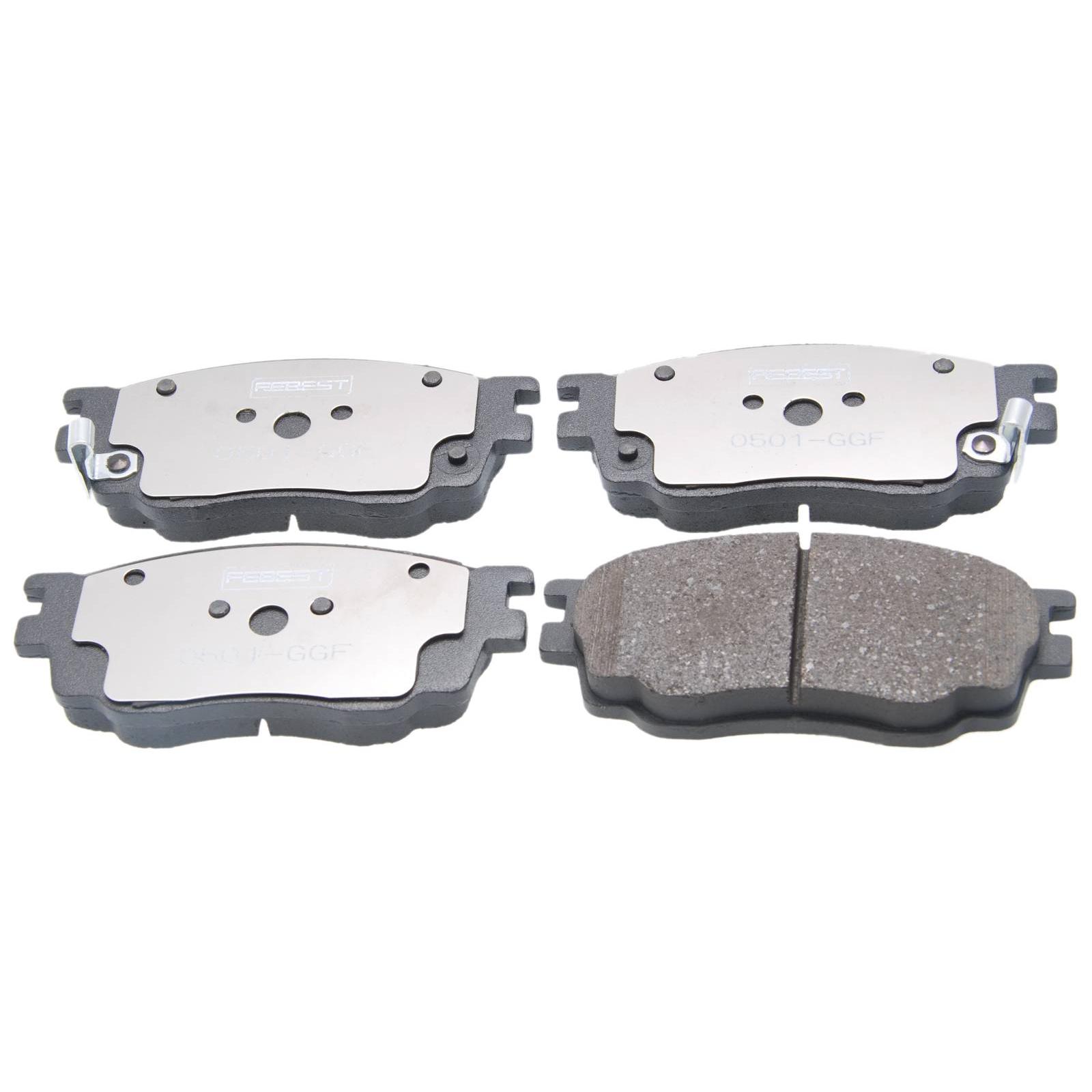 pad kit, disc brake, front