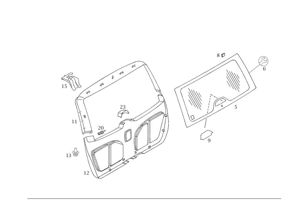 Trunk Star Station Db W202/210/163