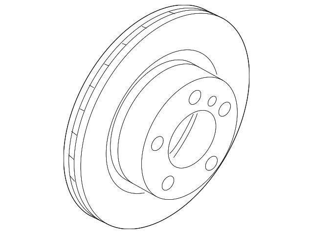 Disc Brake Rotor Front - BMW (34-11-8-848-417)