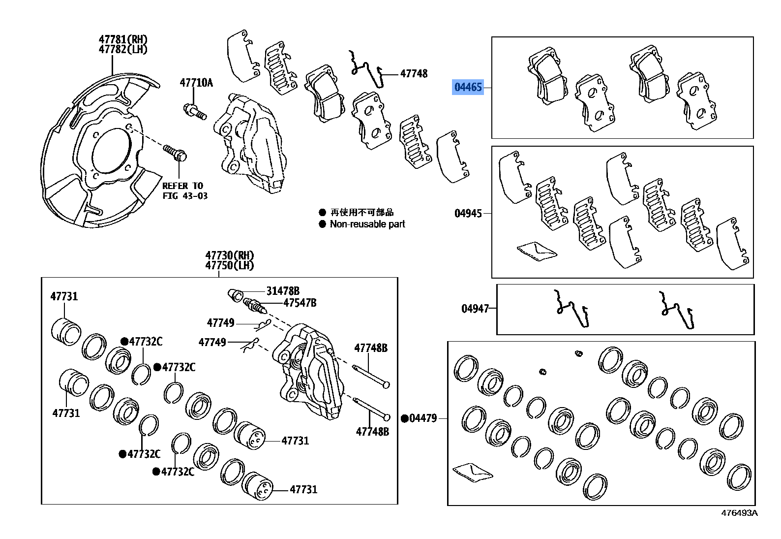 E1 Pad Kit Brake Fortu