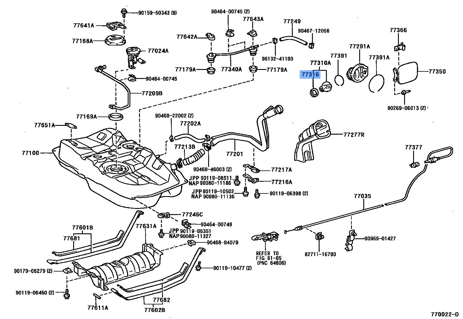 Gasket Fuel Tank