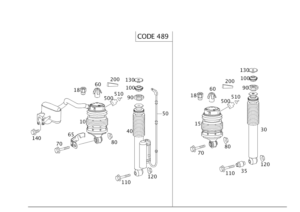 Shock Absorber Bush Rear Db W211