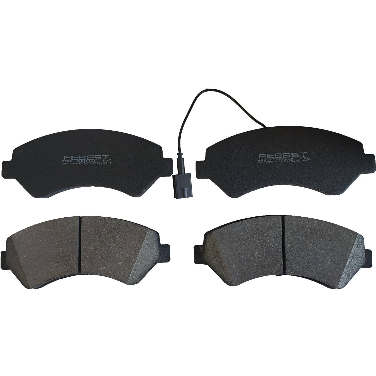 pad kit, disc brake, front - kit (with wear sensor)