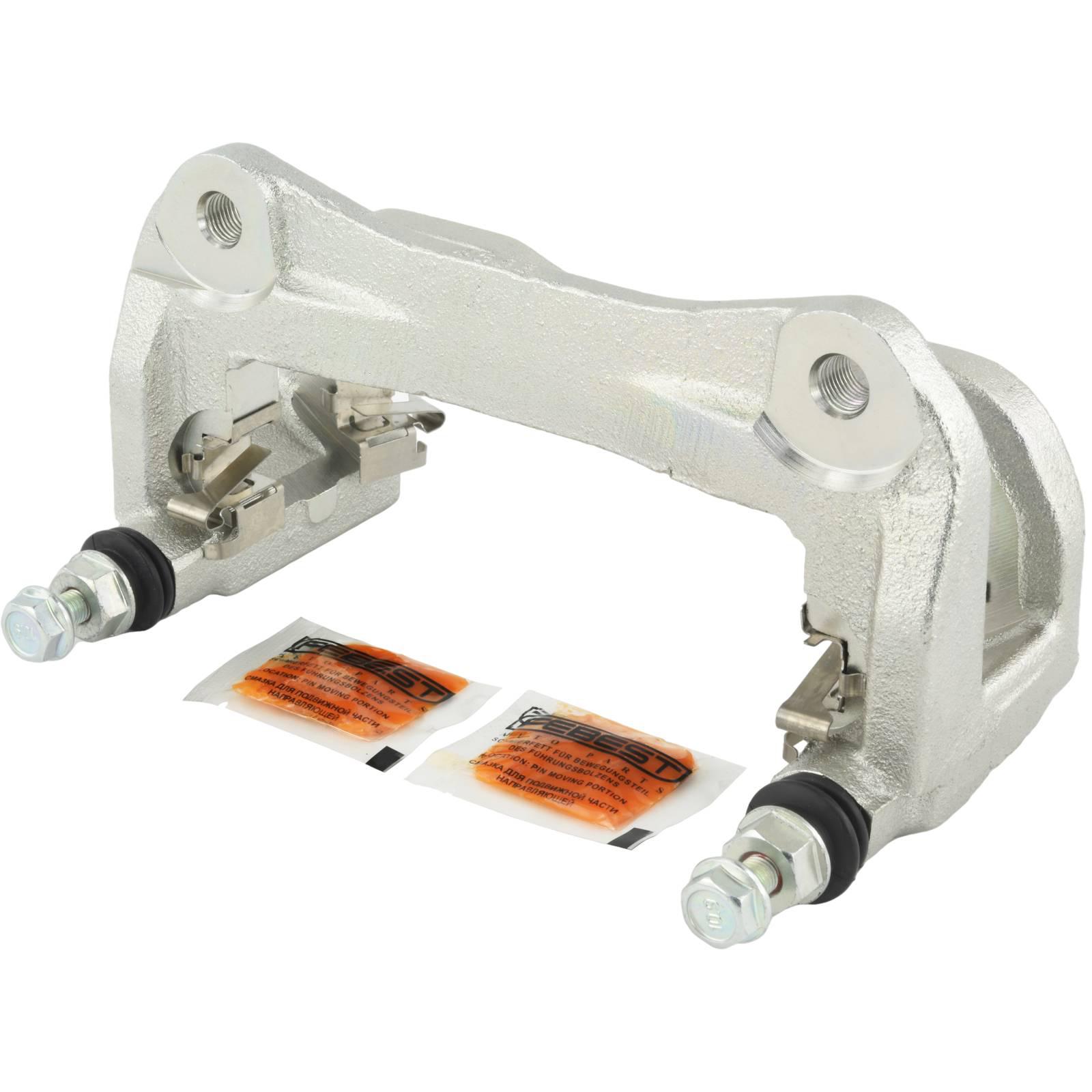 front right brake caliper bracket carrier (with slide pins)