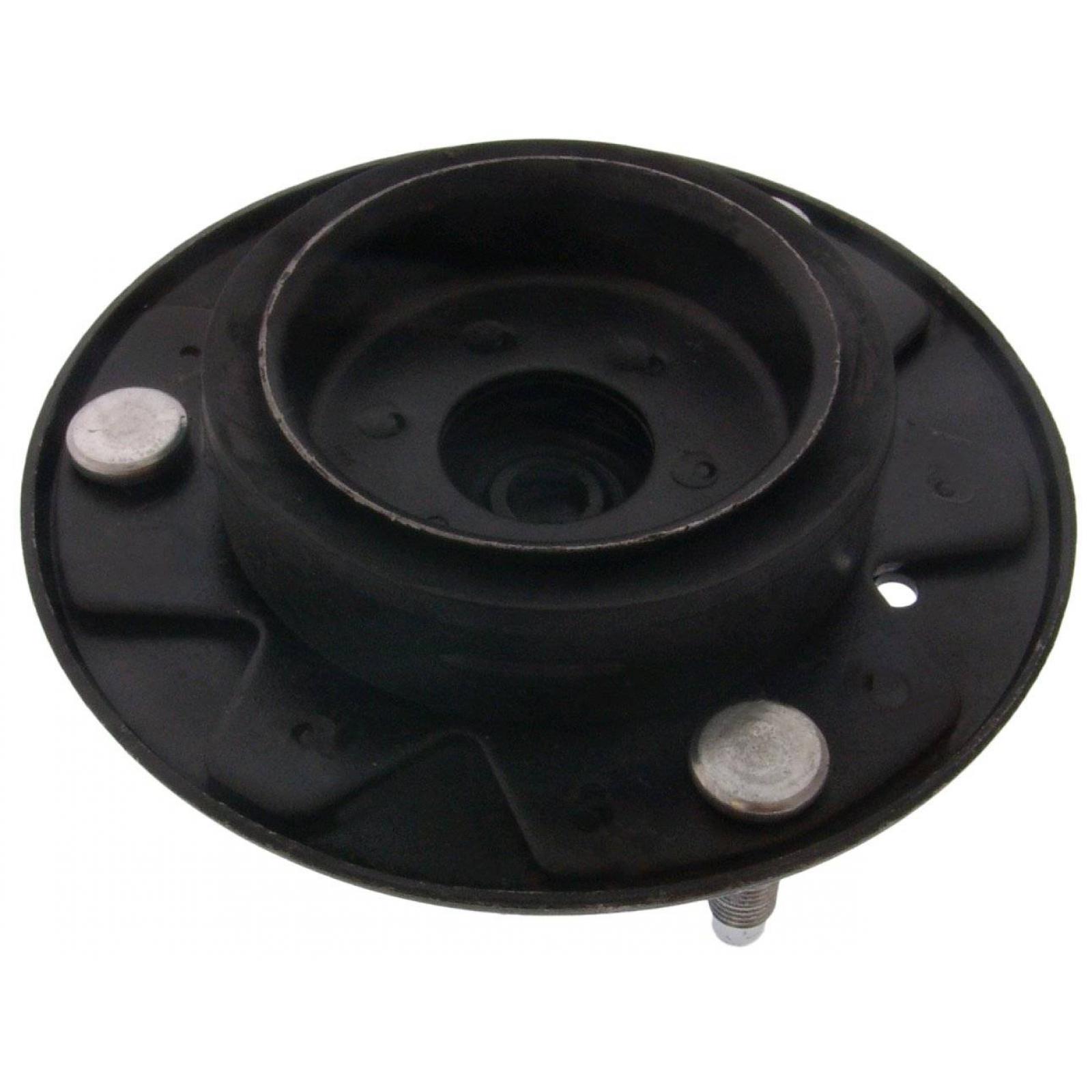 Rear shock absorber mounting