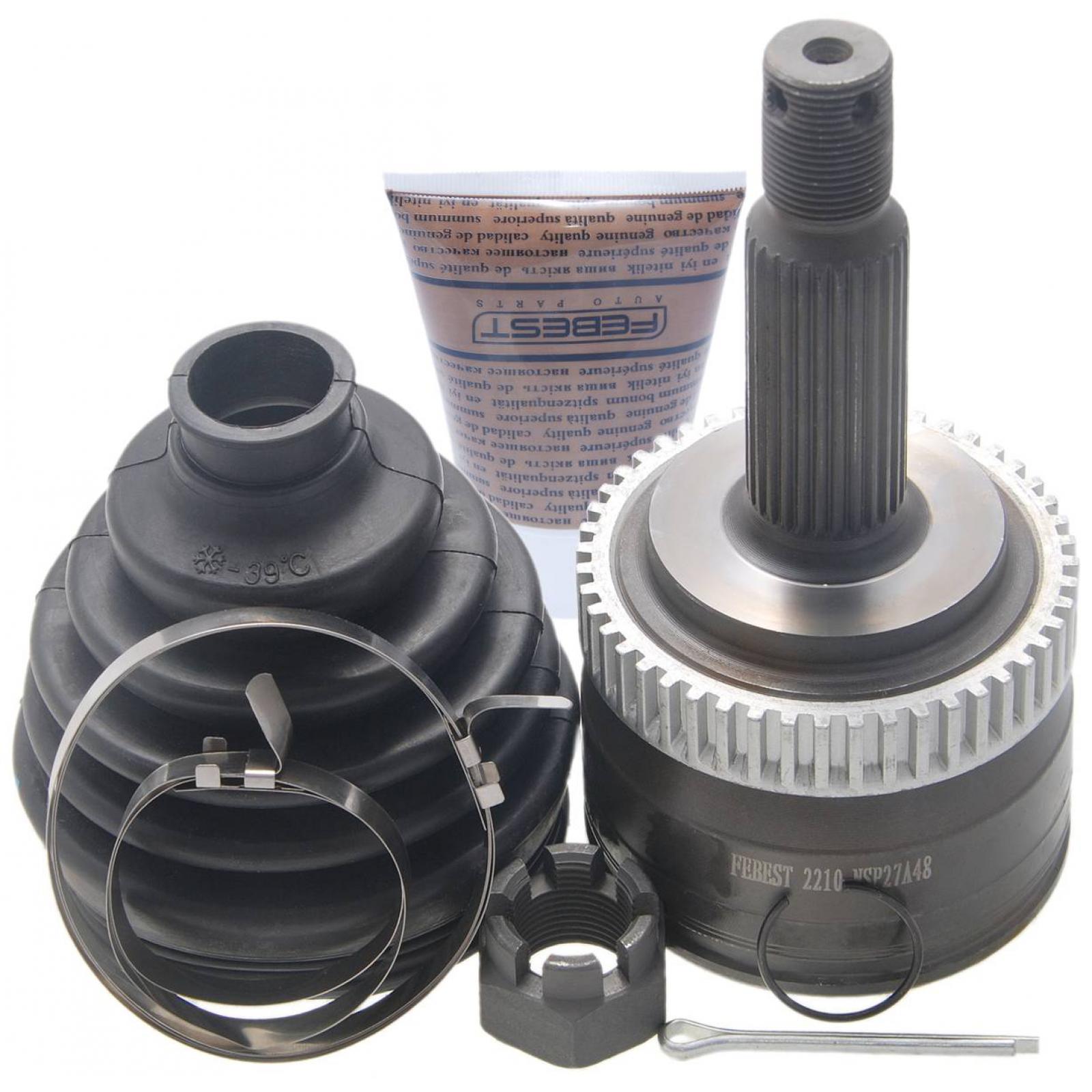 outer cv joint 25x62x27