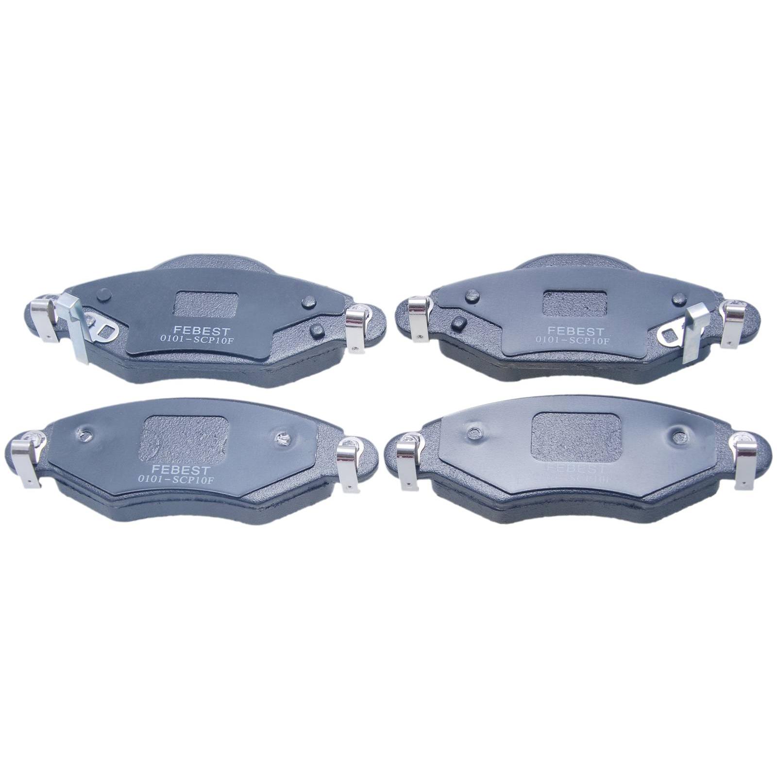 pad kit, disc brake, front (with anti squeal shim)