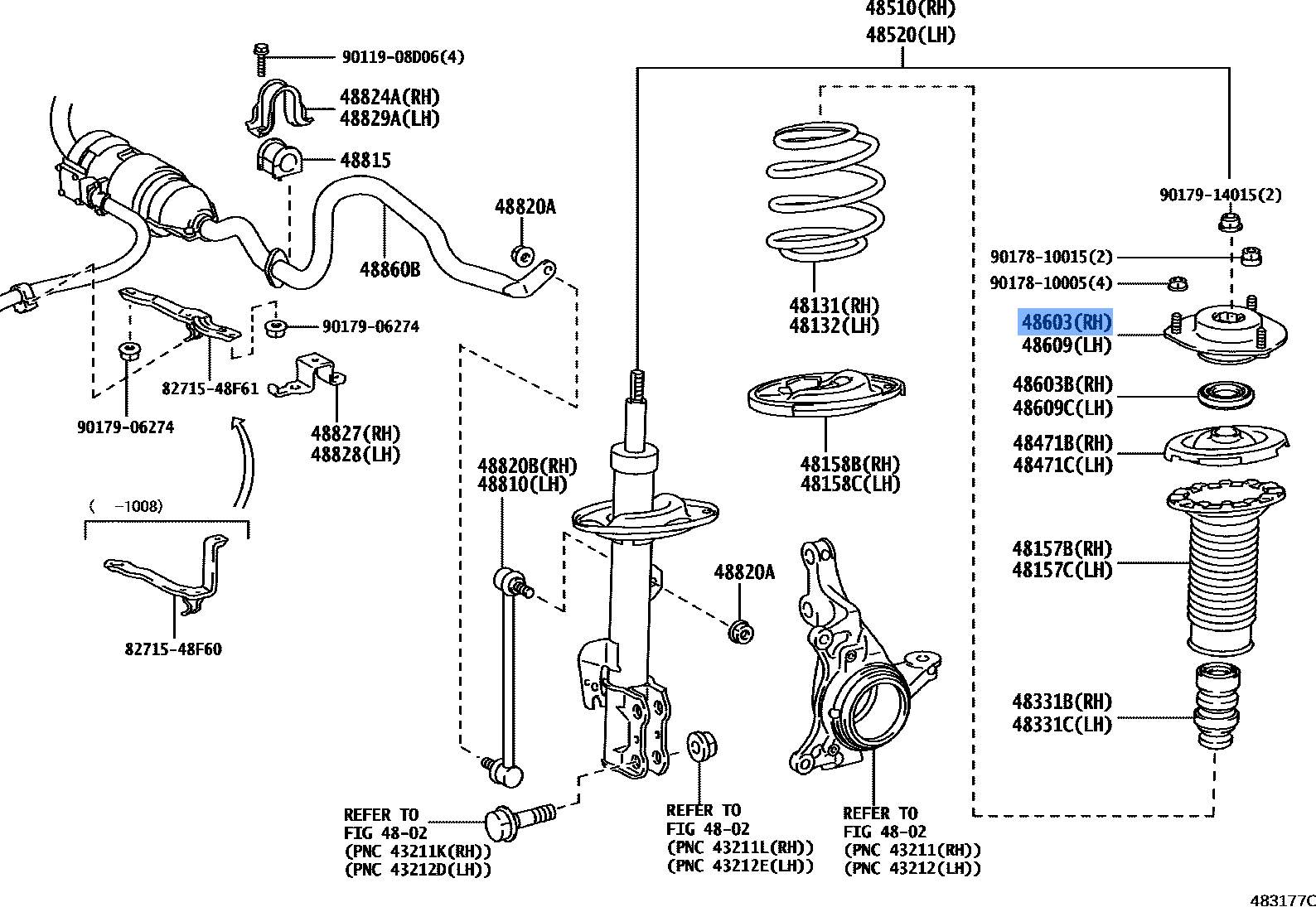 Lex-Support Sub Assy (48609-33220)