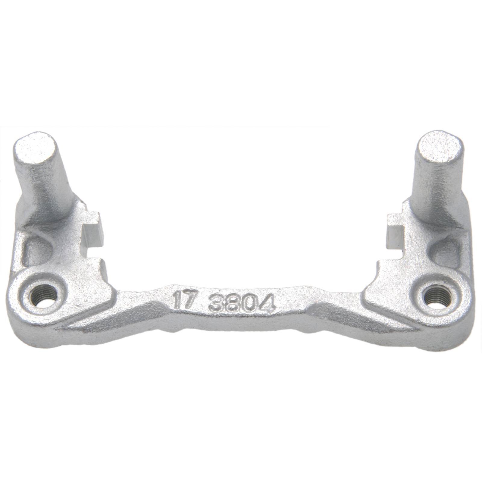 Rear brake caliper bracket carrier