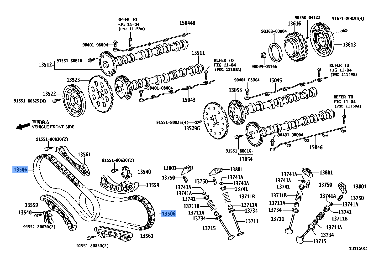 Chain Assy, Timing