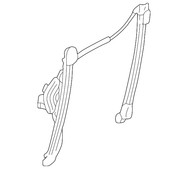 Window Regulator - BMW E46 Sedan/Wagon Front Right (Without Motor)