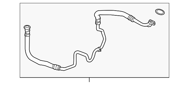 Engine Oil Cooler Hose Pipe Inlet - BMW 535i 640i