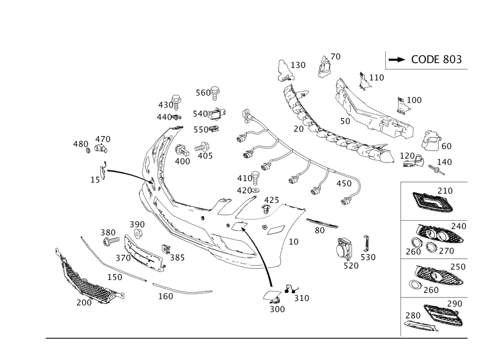 Trim - Mercedes-Benz (2078804840)