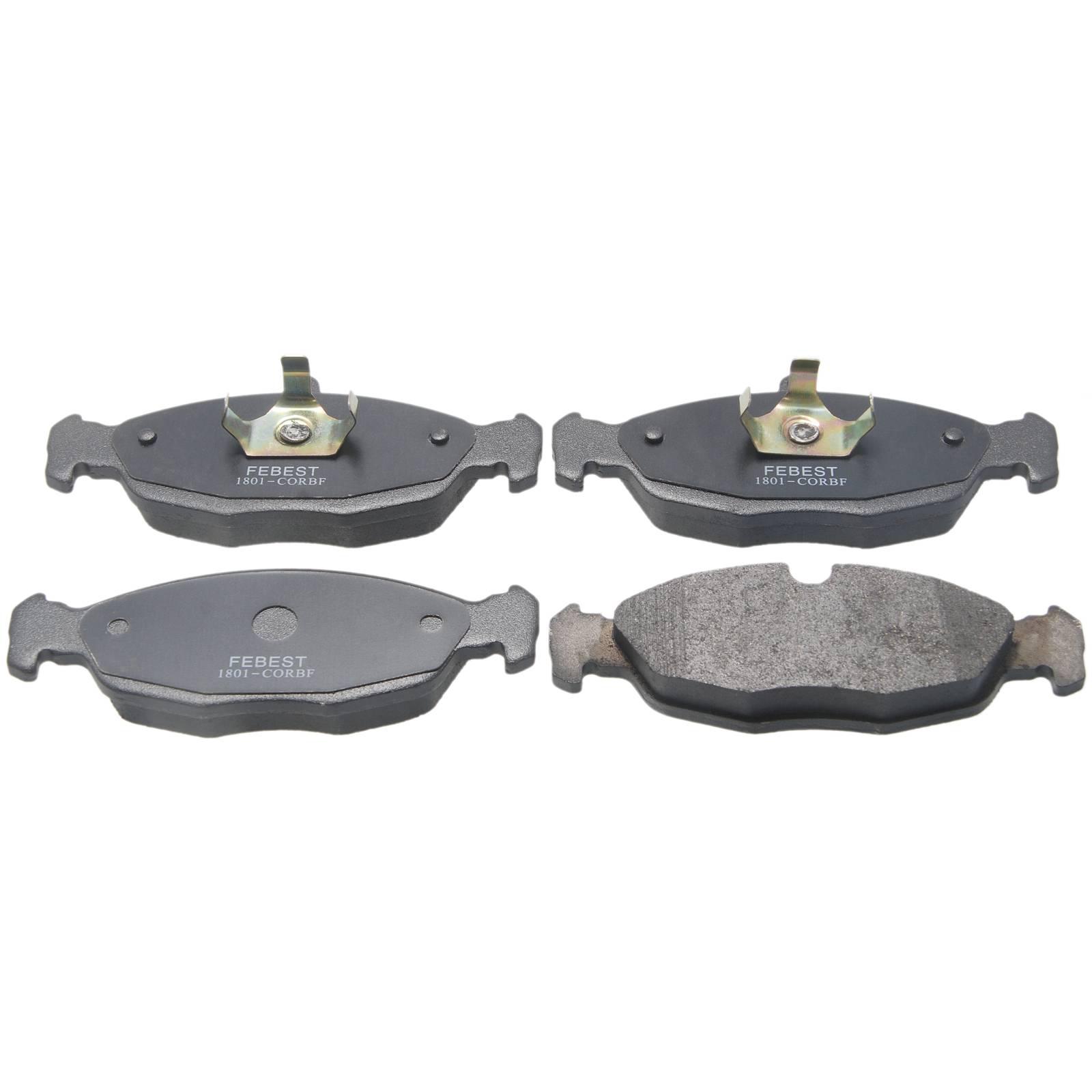 pad kit, disc brake, front (with anti squeal shim)