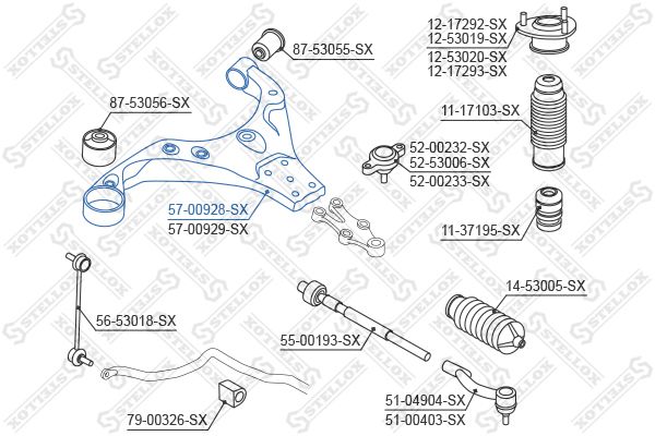 Front Control Arm ! Hyundai Tucson All 04>
