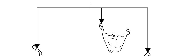 Engine Timing Cover Gasket Set - BMW (E31, E32, E34, E38, X5) - Lower Cover