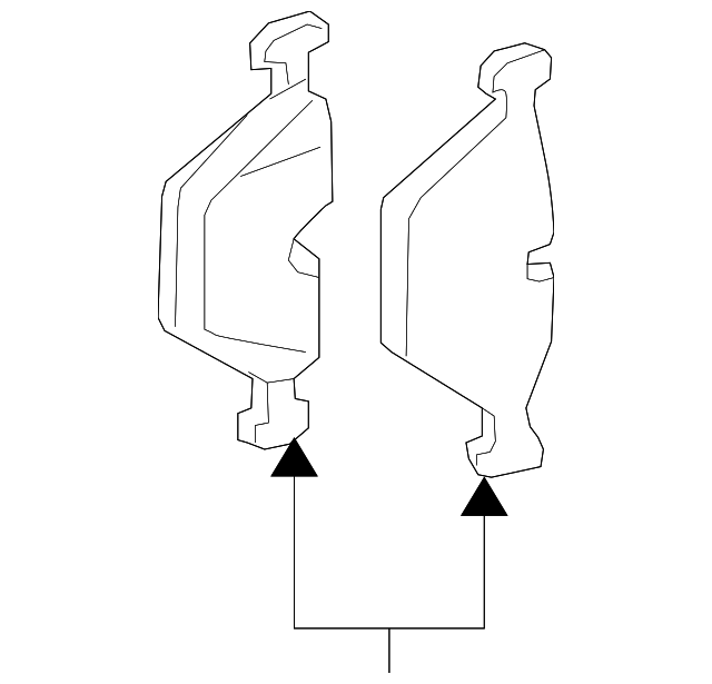Disc Brake Pad Set Front - BMW (34-11-6-794-464)