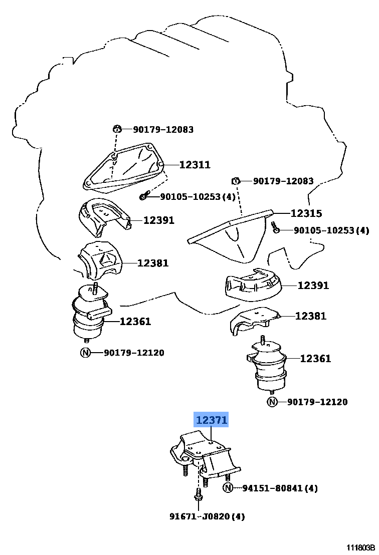 Lex-Insulator Engine Mtg-Lex
