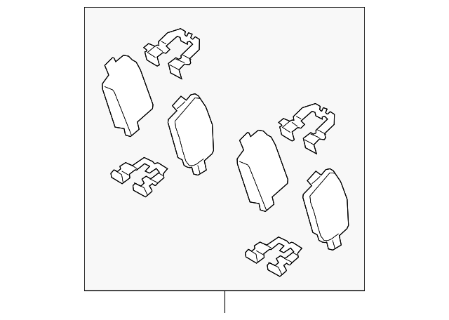 Brake Pads Rear - Hyundai (58302-S1A30)