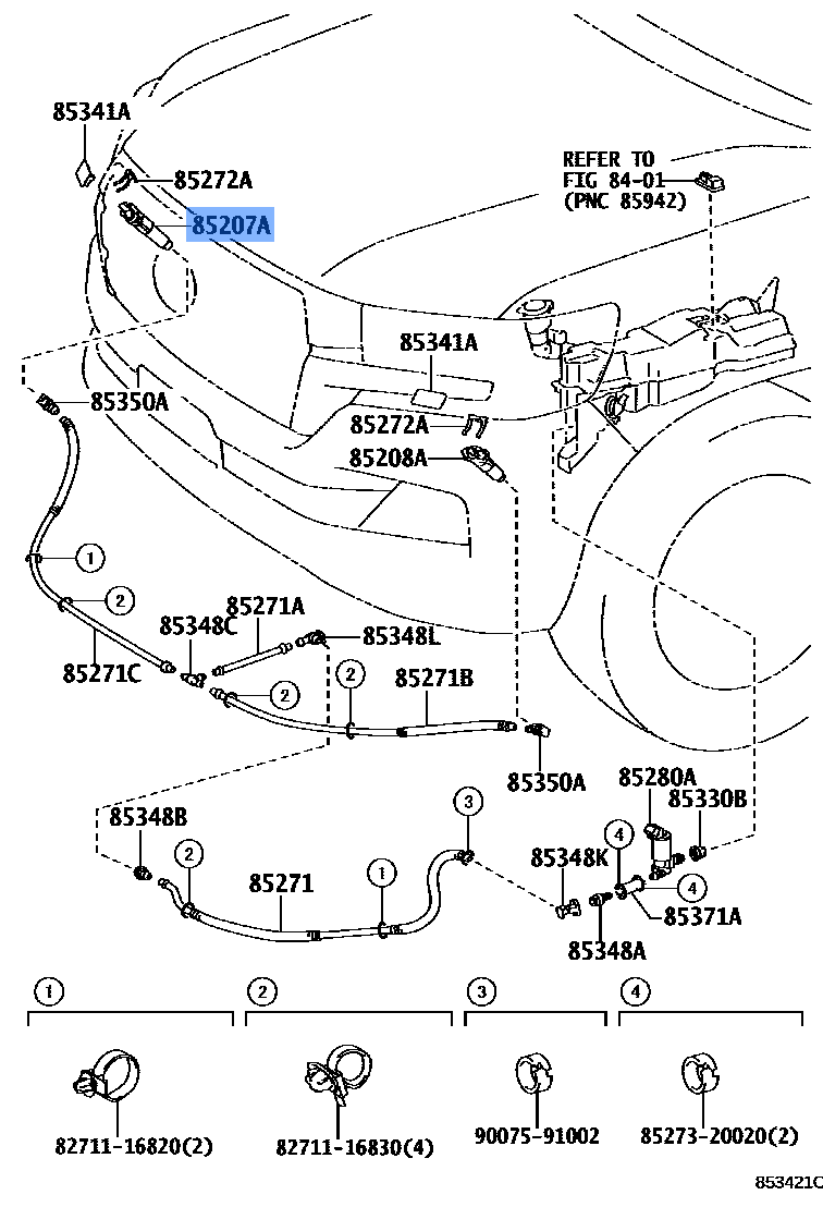 Motor Assy, Windshield Nozzle