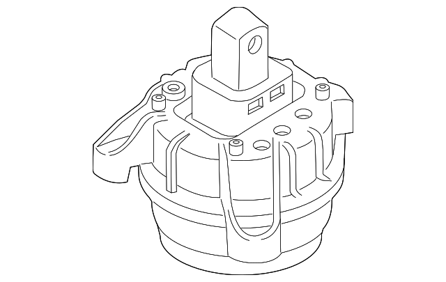 Rubber Mounting Right