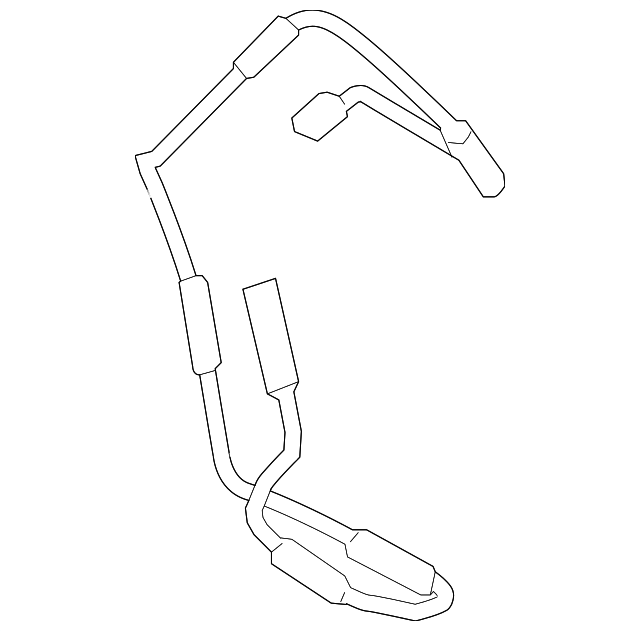 BMW F25 F26 X3 X4 Rear Brake Pad Wear Sensor 34356790304