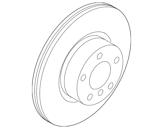 Disc Brake Rotor Front - BMW (34-10-6-880-072)