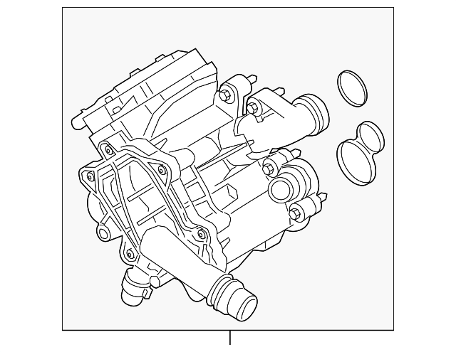 Engine Coolant Thermostat Kit - BMW (11-53-7-644-811)