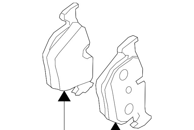 Brake Pads Rear - BMW (34-21-6-768-471)