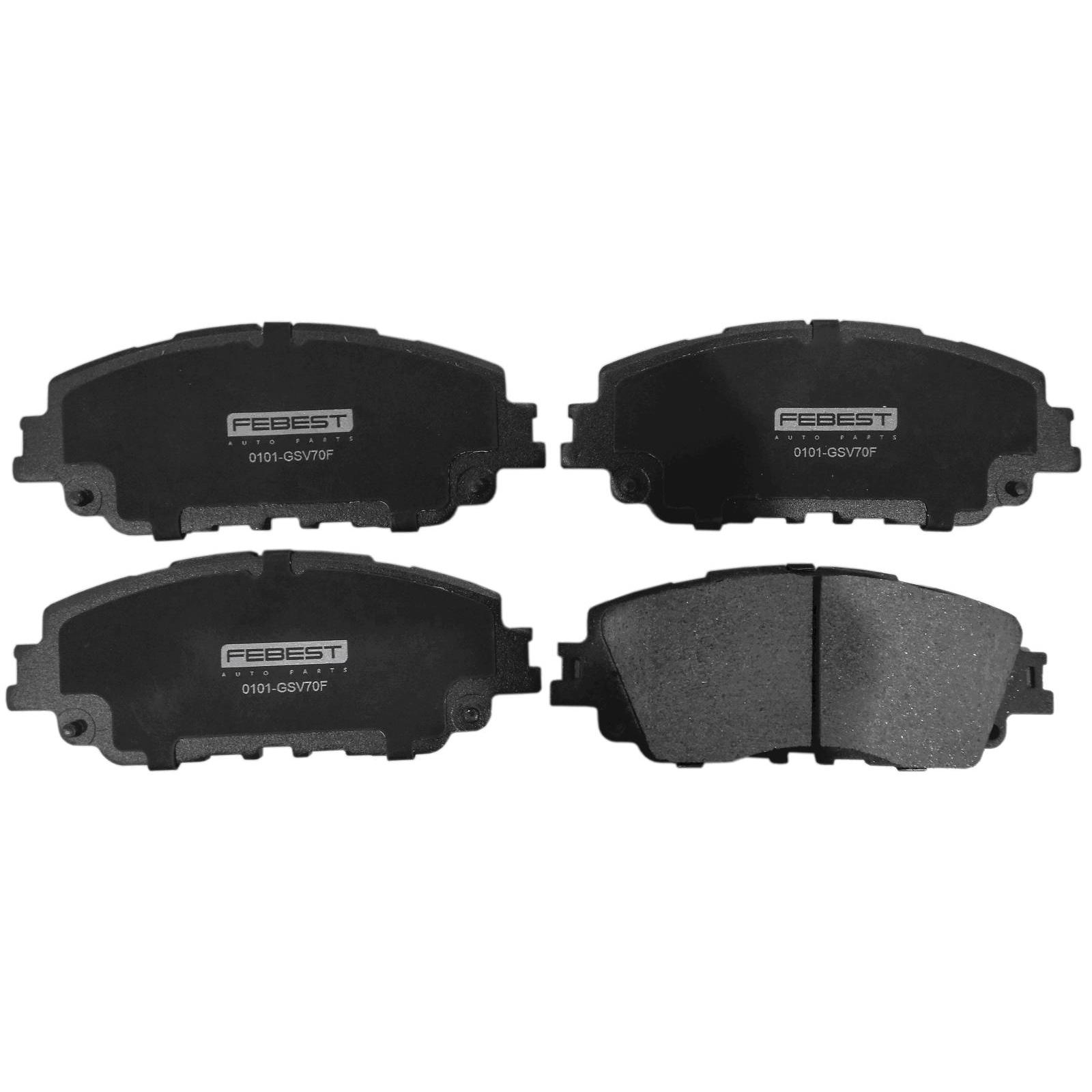 pad kit, disc brake, front (with anti squeal shim)