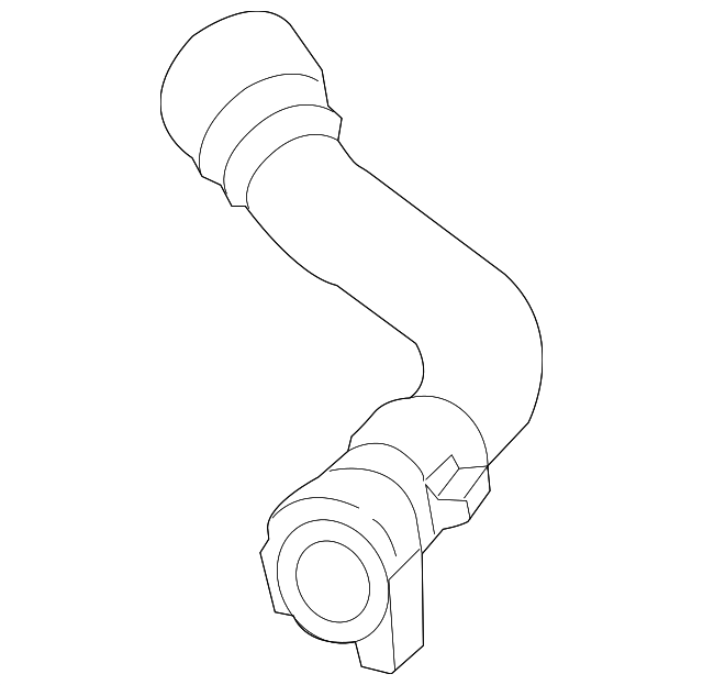Upper Hose - BMW (17-12-7-604-542)