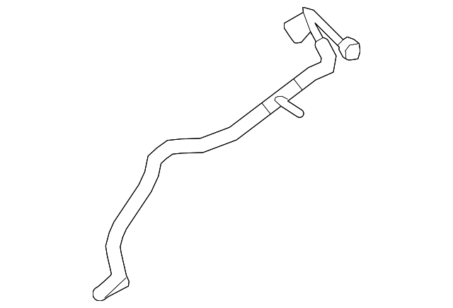 Turbocharger Coolant Line - BMW (11-53-7-577-014)