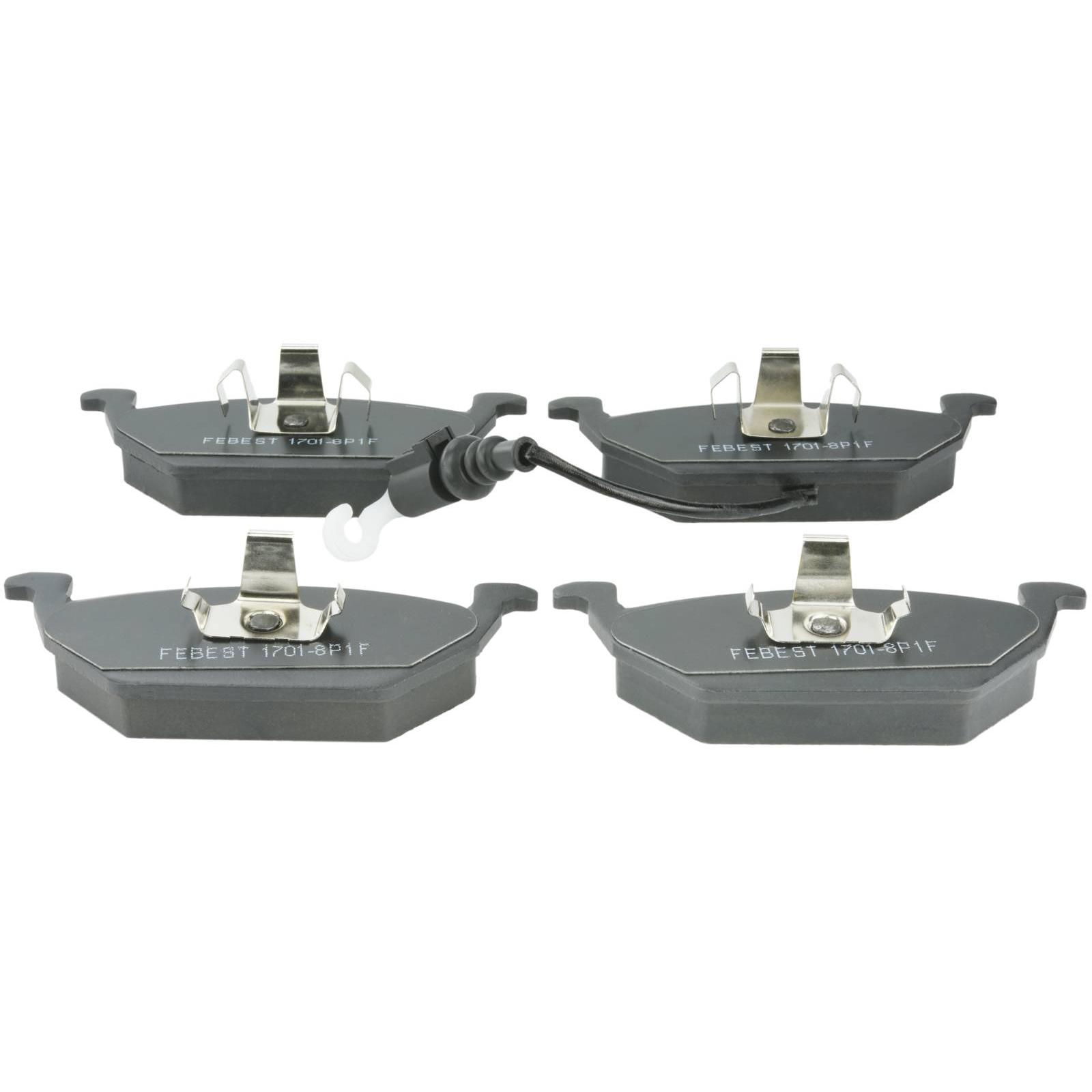 pad kit, disc brake, front (with wear sensor)