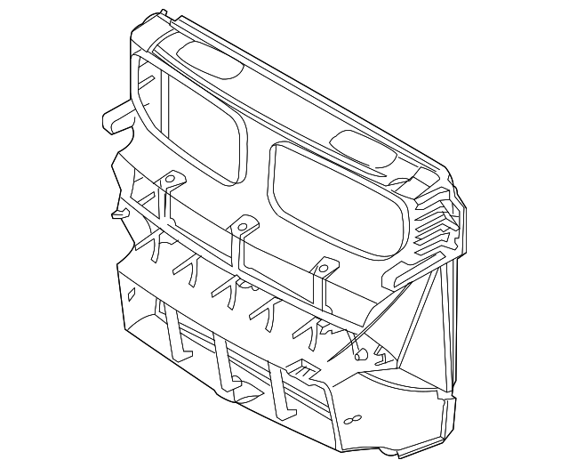 Air Duct Radiator Core Support Shroud - BMW E71 X6