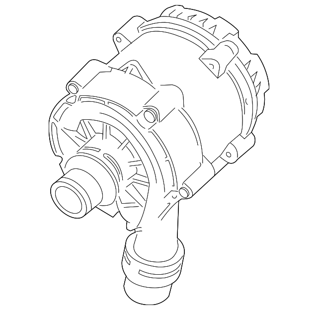 Engine Auxiliary Water Pump - BMW (64-11-6-834-923)