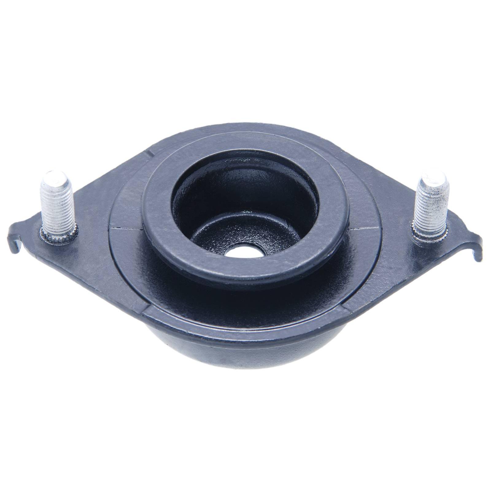 Rear shock absorber mounting