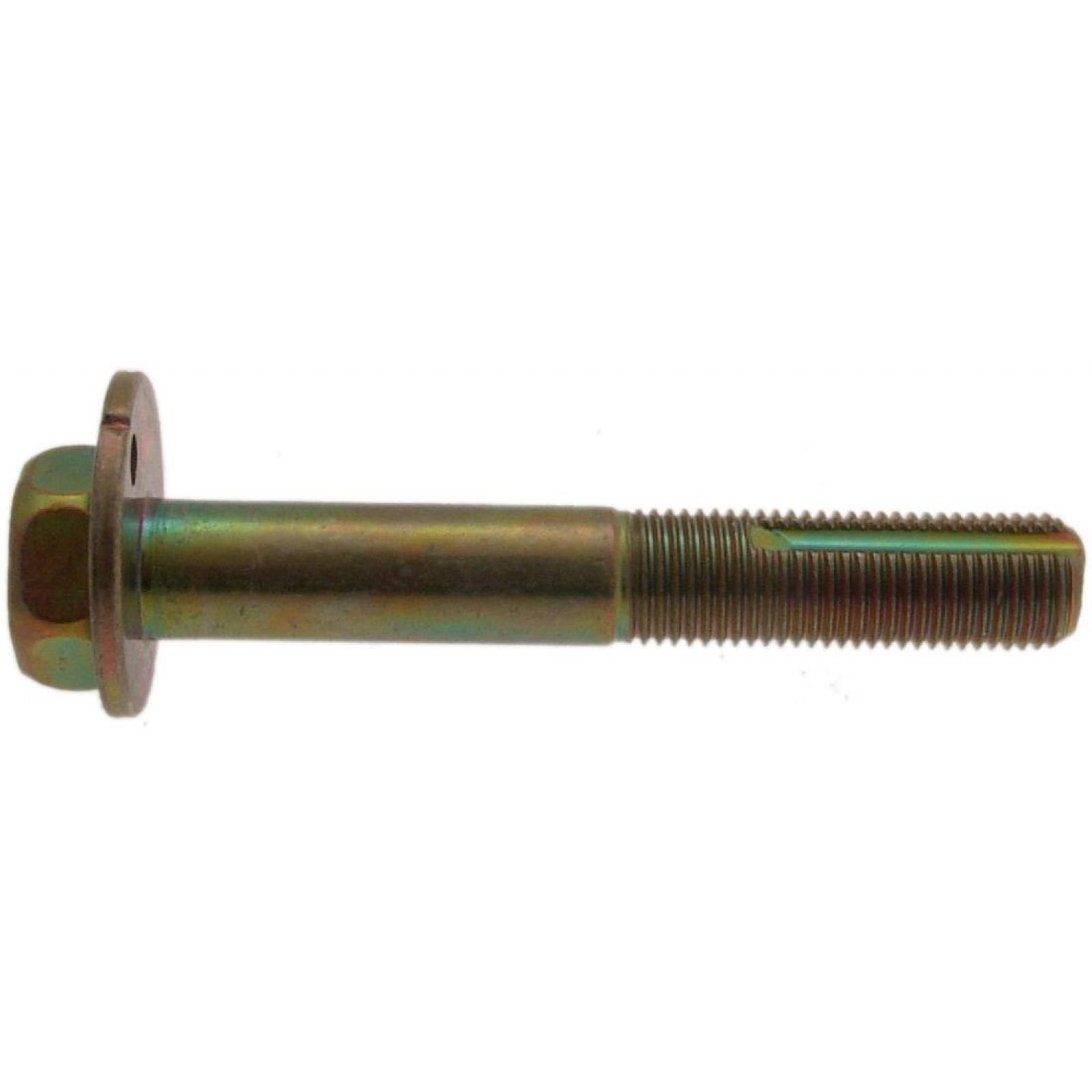 Camber adjusting eccentric bolt