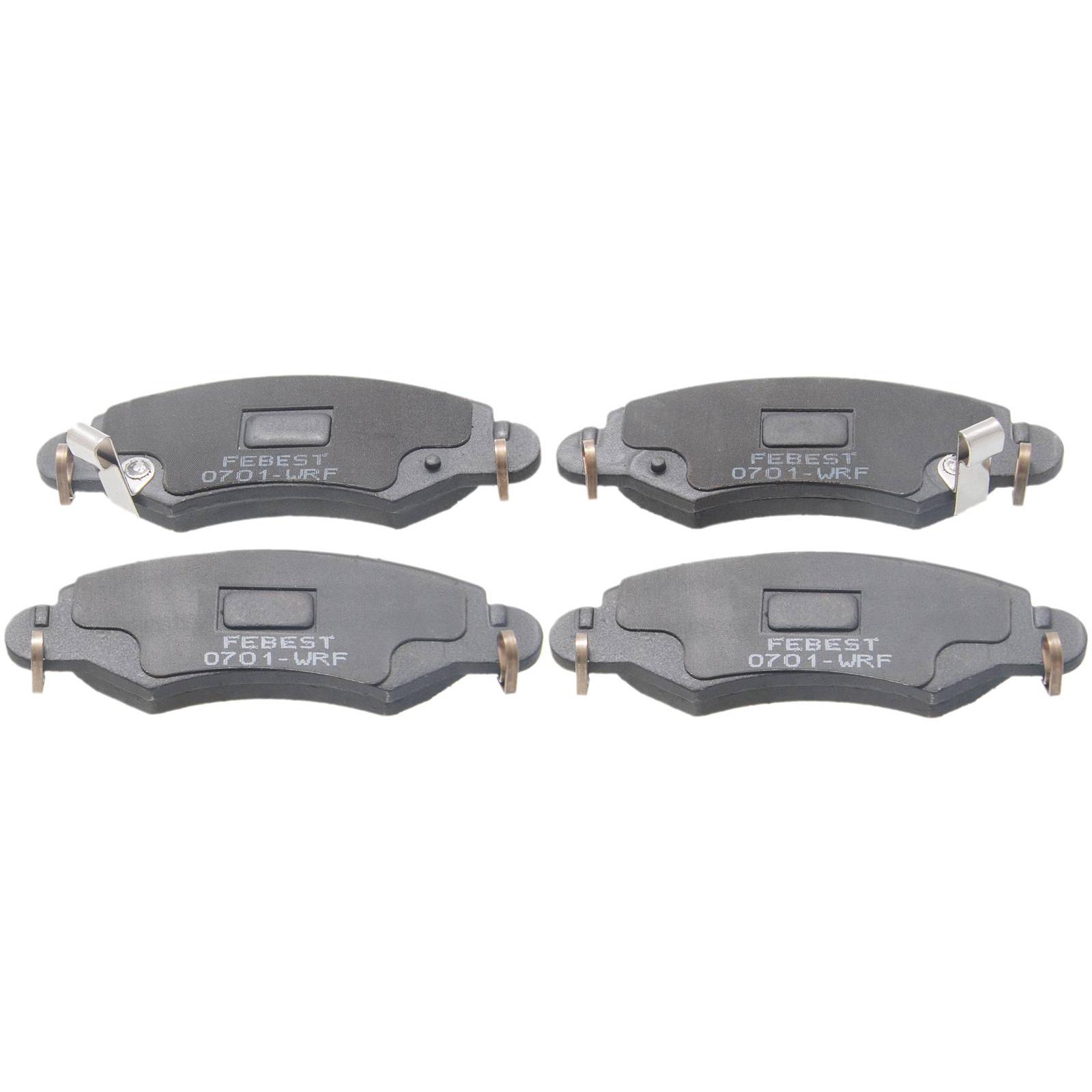 pad kit, disc brake, front (with anti squeal shim)