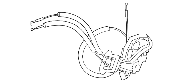 Lock & Remote Control Assyfront Doorlh