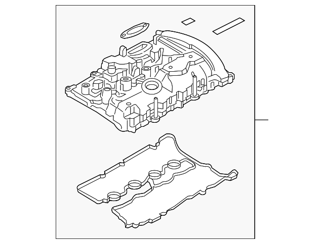 BMW B48 Engine Valve Cover for 325i 330i 530i 430i 630i X1 X3 X4 2.0T