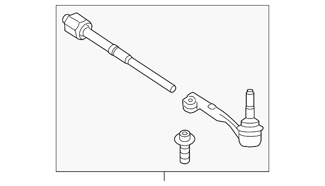 Tie Rod Assembly - BMW (32-10-6-863-857)