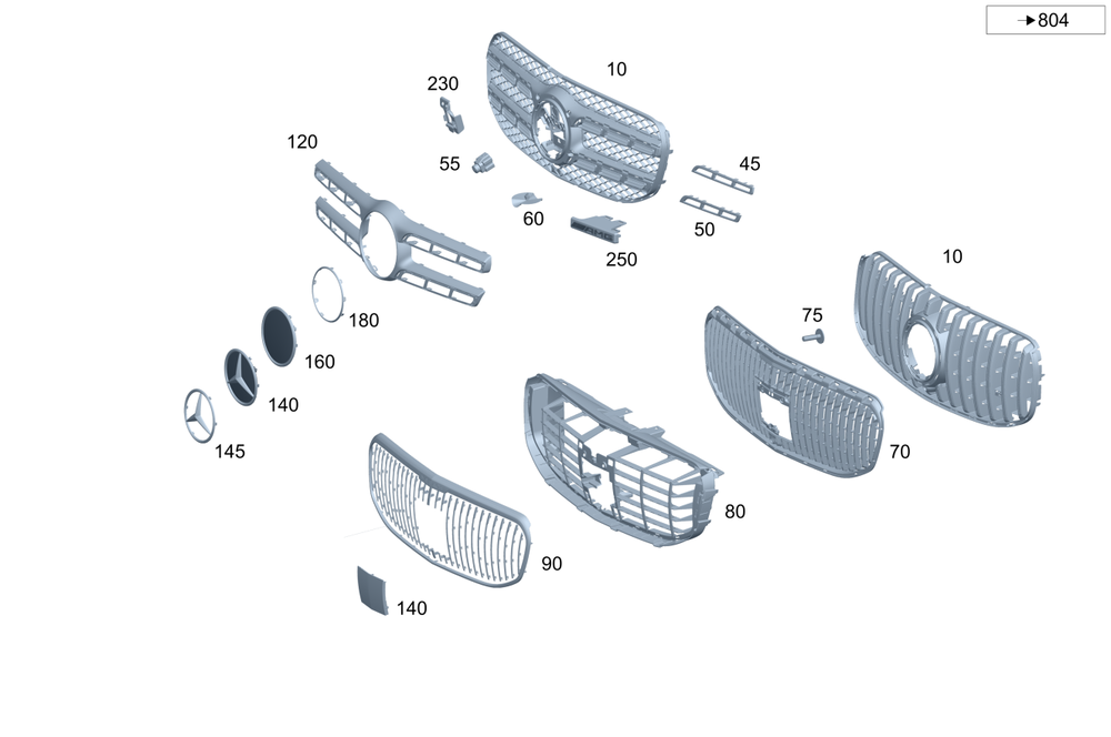 Cover Radiator Grille