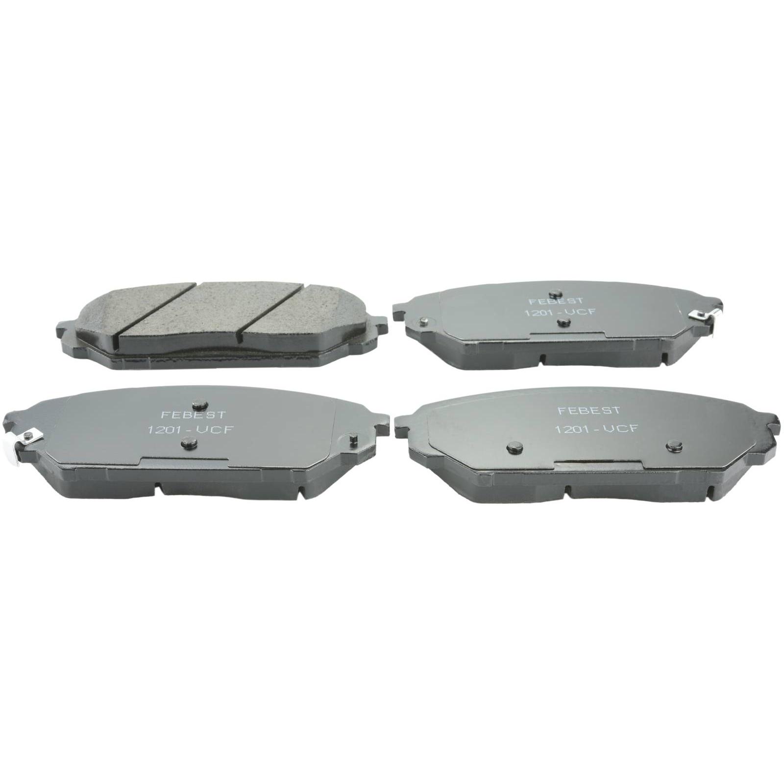 pad kit, disc brake, front (with anti squeal shim)