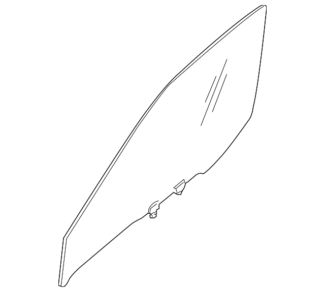 Glass Assy-Door Wind