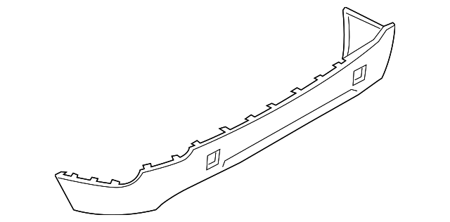 BMW X1 E84 Rear Bumper Lower Cover