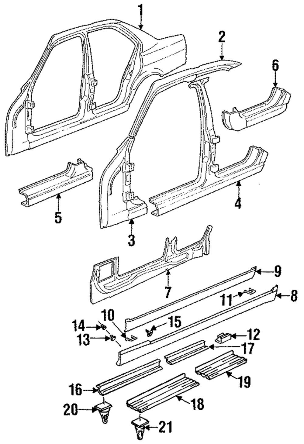Molding Clip - BMW (51-71-1-959-929)